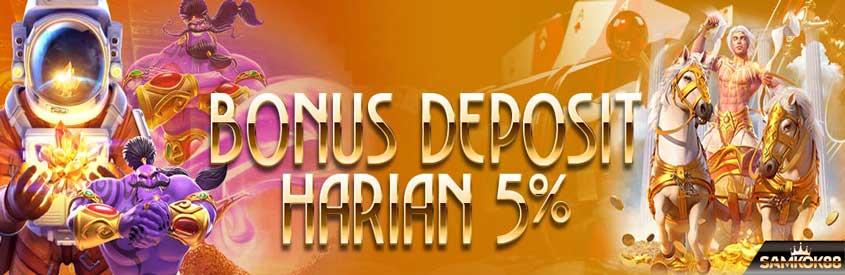 Bonus Deposit Harian 5%